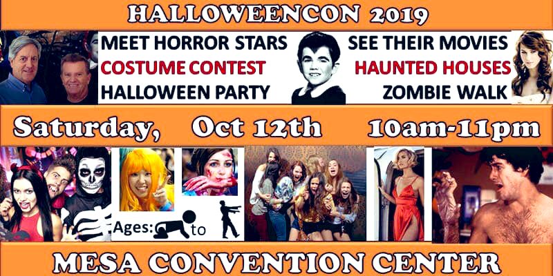 OMALLC's tweet photo. Saturday 10-12-2019 (10am to 11pm) “HalloweenCon 2019” at the Mesa Convention Center - 263 North Center Street, Mesa, Arizona 85201 

Featuring, Double werewolves! 
“David Naughton and Butch Patrick” 

More info: https://t.co/OyIAtvN6WV
#AnAmericanWerewolfinLondon  #TheMunsters https://t.co/NcFdB5T8cD