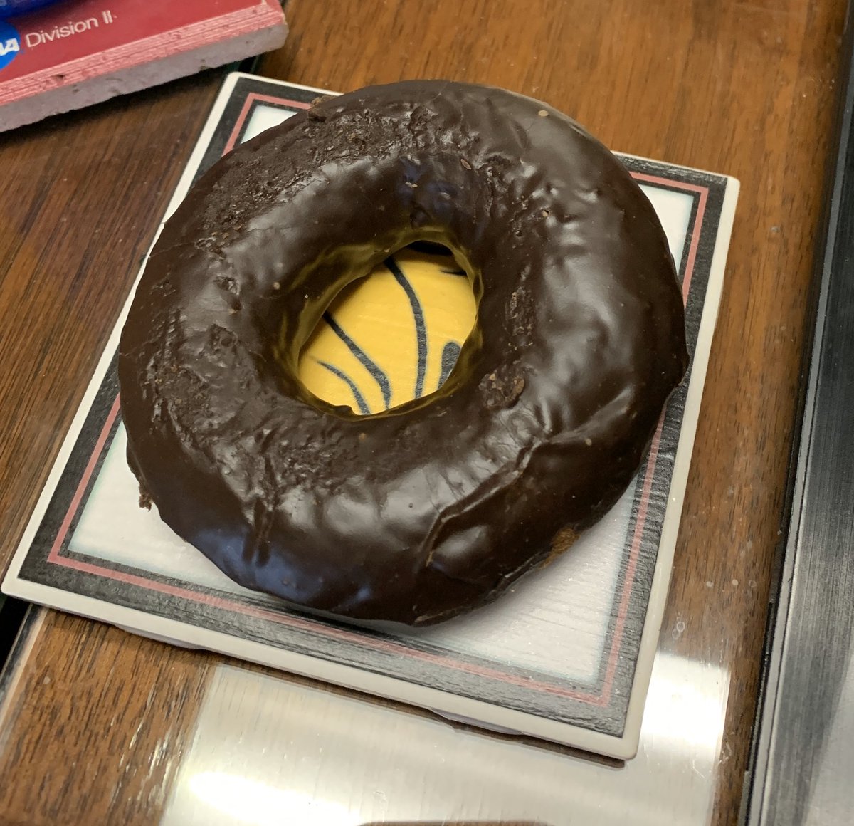 Someone put a random chocolate donut on my desk and I’m going through an existential crisis on if I should eat it or not