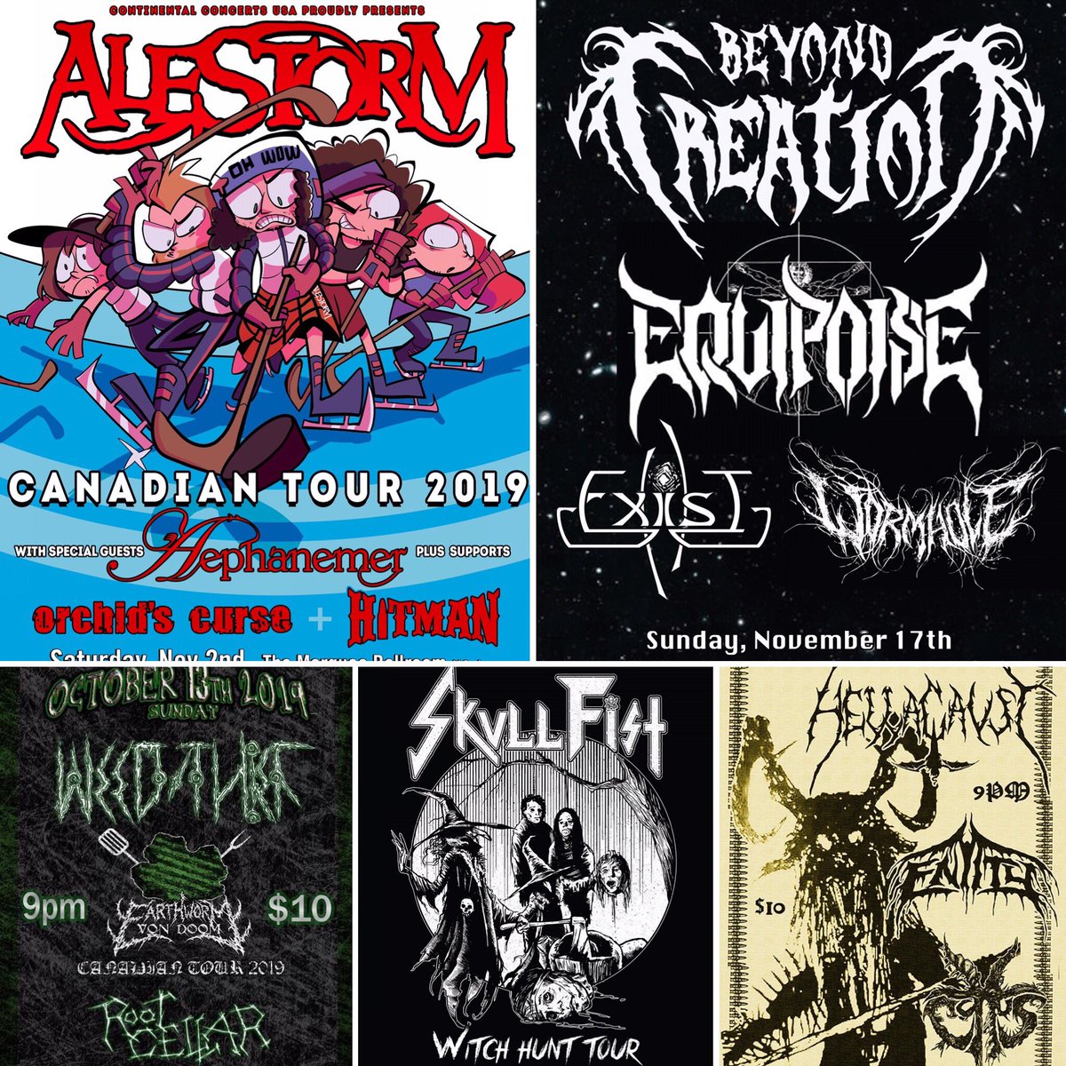 Lots of upcoming shows with <a href="/morbident/">Justin</a>. 

Details and Tickets: facebook.com/redtentacle/ev…
