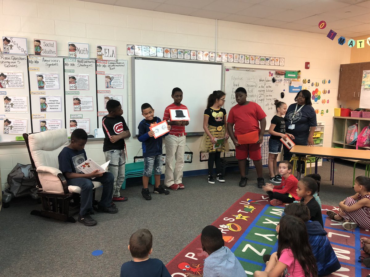 fordm9034's tweet photo. My students really enjoyed the interactive read aloud Mrs. Kelly’s students put on for my class today! Love when we get together and interact with our friends. #MOESmanatees #fordfirstgrade  #MCPS #kellyryan https://t.co/B6CbEaJH97