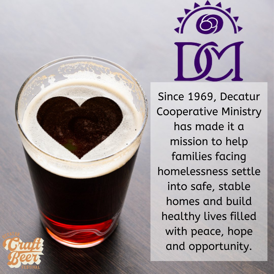 The money from ticket sales to this year's festival will go to help a variety of organizations in the community. This includes Decatur Cooperative Ministry, a program that helps families who are facing homelessness. Get your tickets here 👉bit.ly/34AWlzp👈