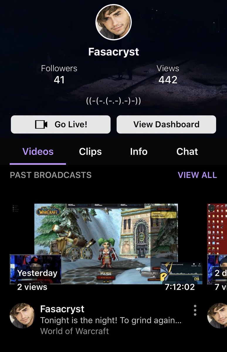Almost partner with twitch! Help me out with a follow :) come chill too!
Twitch.tv/Fasacryst