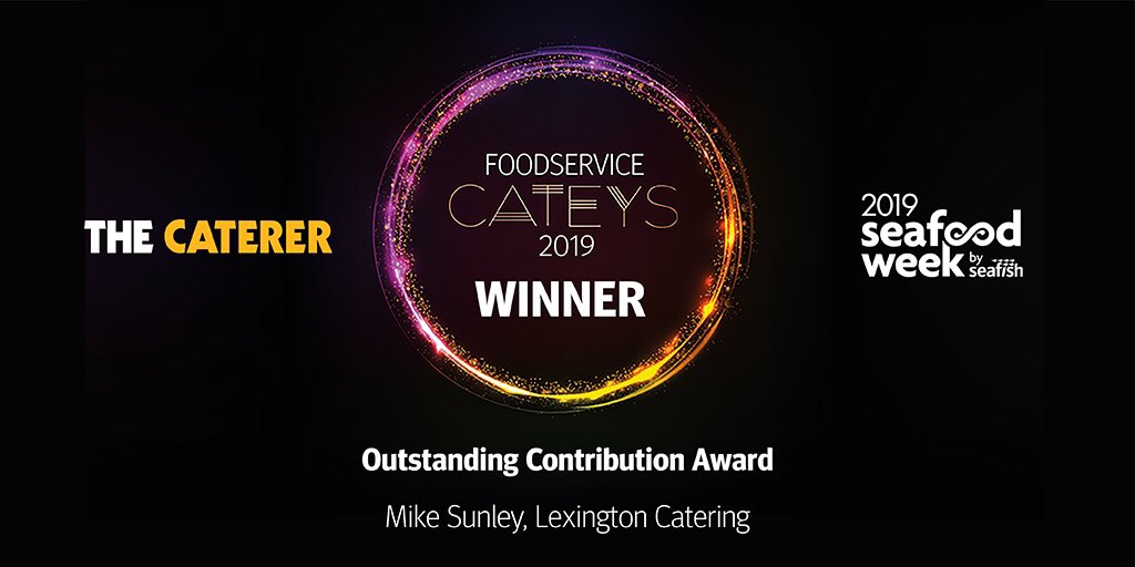 And finally, congratulations to Mike Sunley from Lexington Catering <a href="/LexyFood/">Lexington Catering</a>, who picks up tonight’s Outstanding Contribution Award for his significant work within the foodservice industry #fscateys