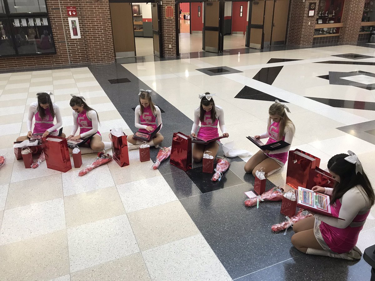 CGVarsitydance's tweet photo. We love our seniors! 💗 https://t.co/JUx0AURfa4