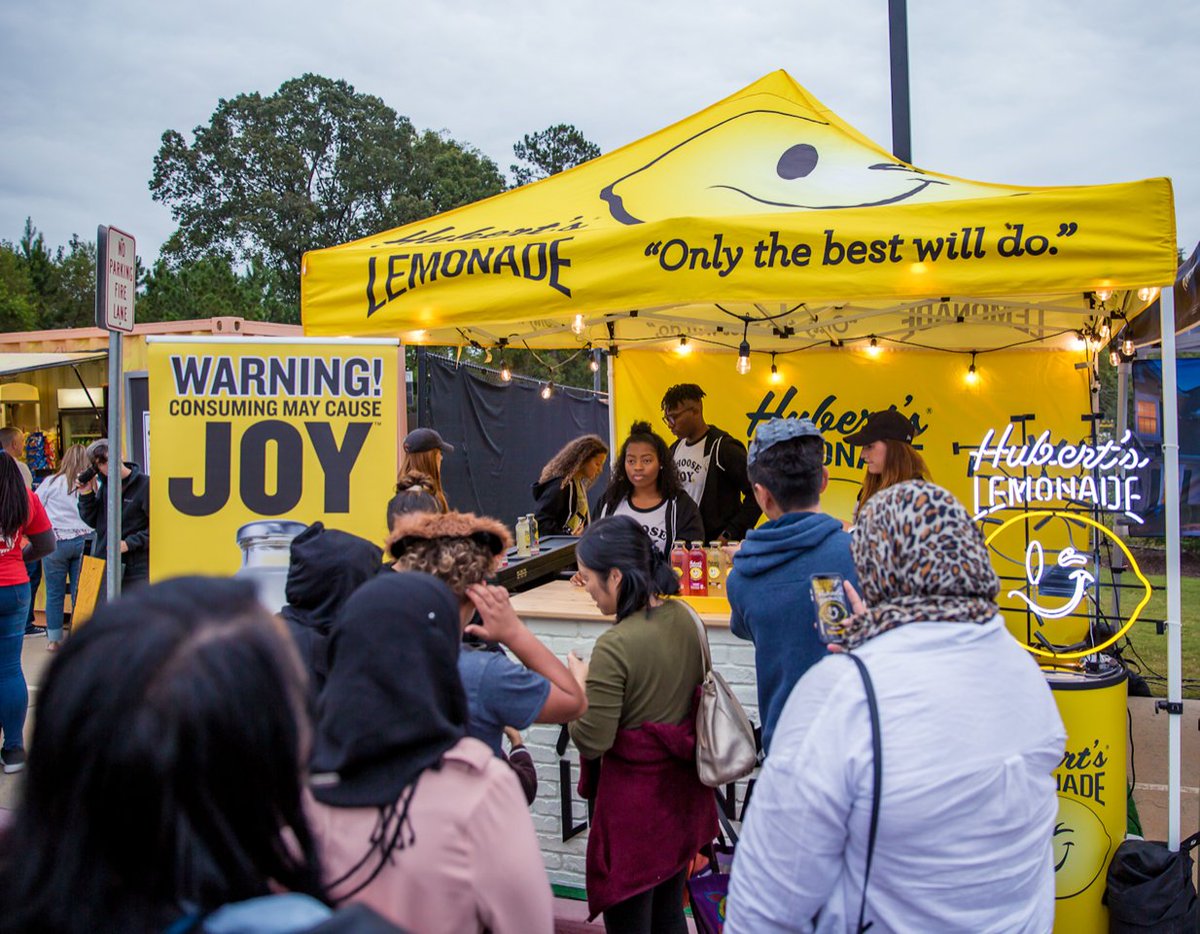 Super excited to have @hubertslemonade at Owl-O-Ween Hot Air Balloon Festival again this year! Pop in and enjoy a free sample! #hubertslemonade #yummy #BestLemonadeEver