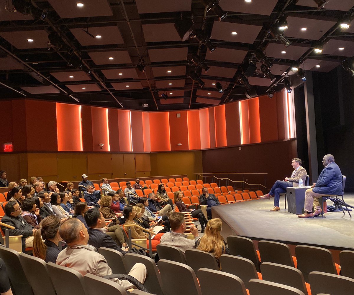 tim_murphy's tweet photo. Huge thanks to Erby Mitchell from @HotchkissSchool and Scott Duddy from @DX_SF_School for speaking to parents about the secondary school admission process today! https://t.co/NUeiDufNro