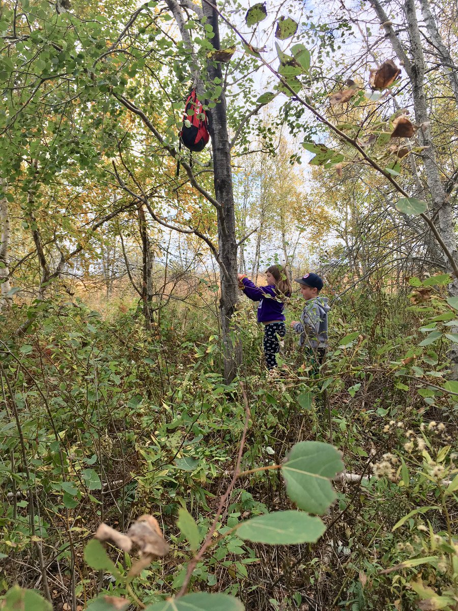 cumberlandcamo's tweet photo. Grade 3 full day trip to test our “school” learned skills in the great outdoors. #Tents, #bearbags, animal and track identification, distress calls, art from nature and #exploring #compass #outdoors #Mindfulness @PHECanada @taphens @CCRCE_NS @asforan @takemeoutside https://t.co/awhtIr4evN