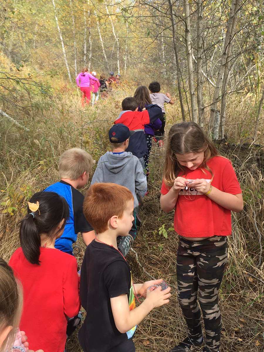 cumberlandcamo's tweet photo. Grade 3 full day trip to test our “school” learned skills in the great outdoors. #Tents, #bearbags, animal and track identification, distress calls, art from nature and #exploring #compass #outdoors #Mindfulness @PHECanada @taphens @CCRCE_NS @asforan @takemeoutside https://t.co/awhtIr4evN