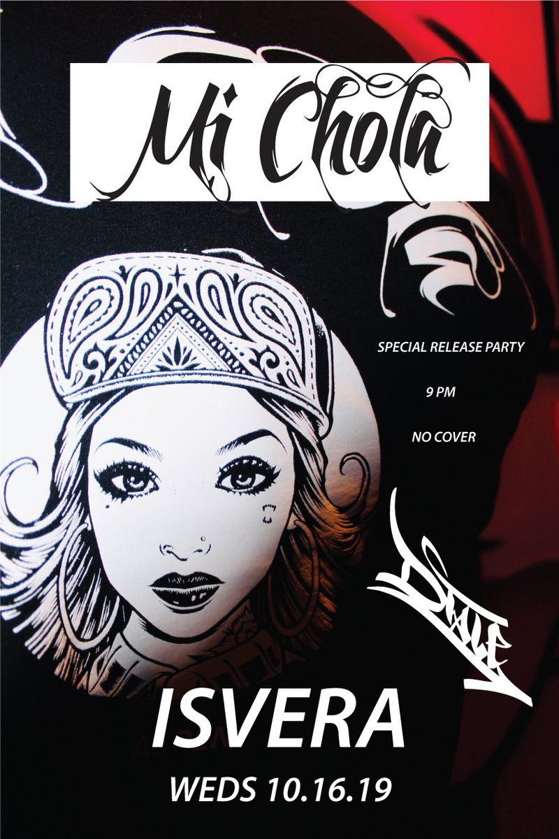 ISVERA's tweet photo. Special Release At Mi Chola 10.16.19 #ISVERA #ASPEN https://t.co/04bQIkBZ9m