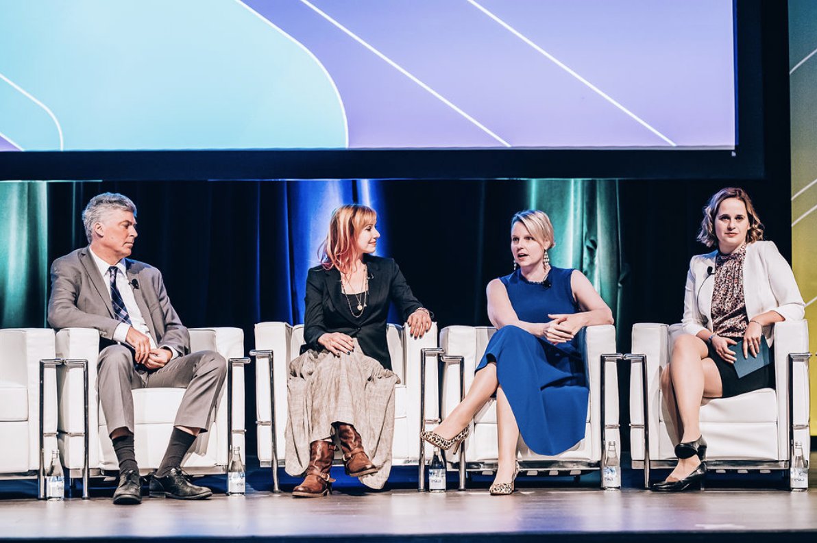 jennybuccos's tweet image. Thank you #AFScon for inviting @KariByron and me to screen selections from @projectexplorer&apos;s @CrashTestShow this week!