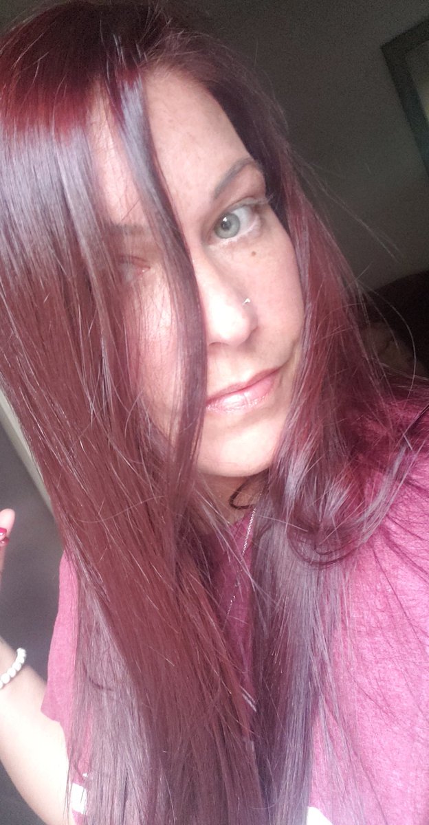 bag824's tweet photo. Loving my new hair color!!! Hello fall ❤❤ https://t.co/kmQ1YYL2Kl