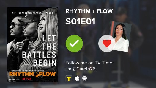 kyachan26's tweet image. I&apos;ve just watched episode S01E01 of Rhythm + Flow! #rhythmflow  #tvtime tvtime.com/r/1bSW9