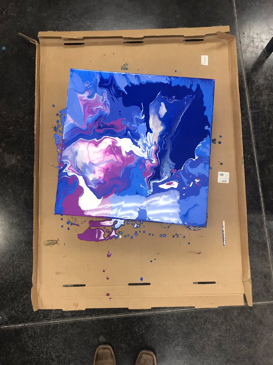 artwithalmeida's tweet photo. Art Club kids took advantage of the long weekend with a couple pours and some resin coating - can’t wait to see them dry! #ldhsvisualarts @LakeDallasHigh https://t.co/DOIfAUVpUX