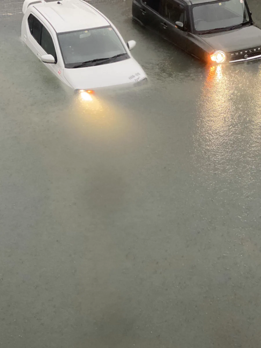【台風１９号】静岡市内ではすでに車が沈むくらいの被害が出ています