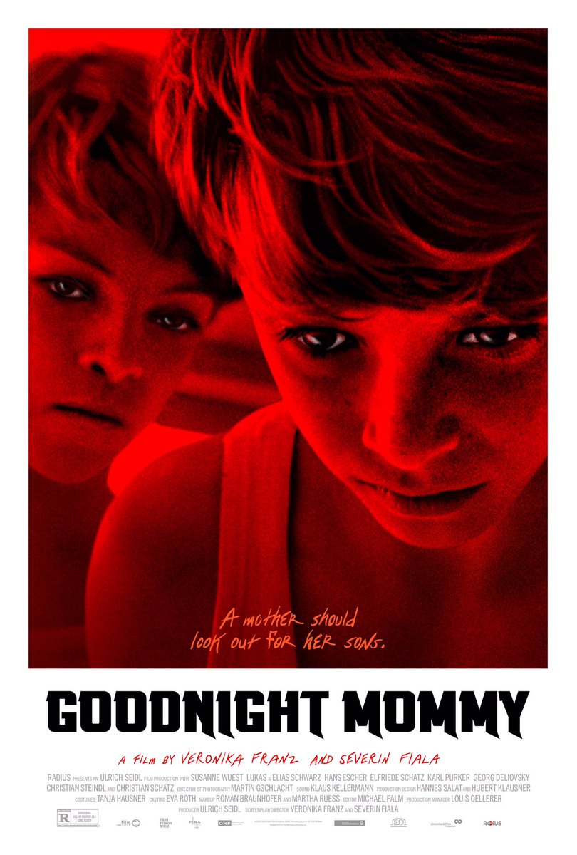 Up next at number 11 another dose of familial horror with GOODNIGHT MOMMY.