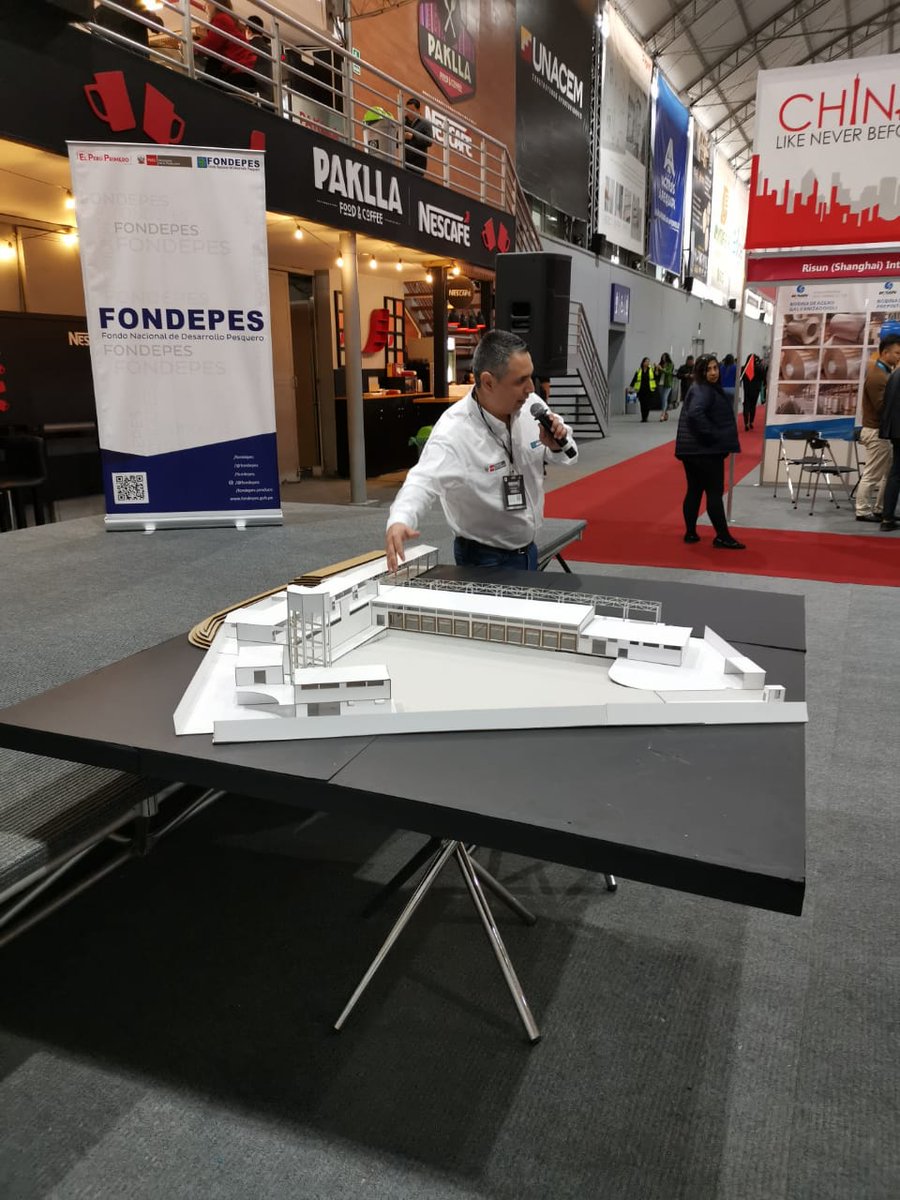 FONDEPES's tweet photo. #Hoy en la @FERIAEXCON. Realizamos una Charla Demostrativa sobre el “Proceso de Construcción de un Desembarcadero Pesquero Artesanal” donde brindamos información sobre los trabajos de embarque y desembarque de productos hidrobiológicos, funcionamiento y partes de un DPA. ✔🙂 https://t.co/3Paon9kXR8