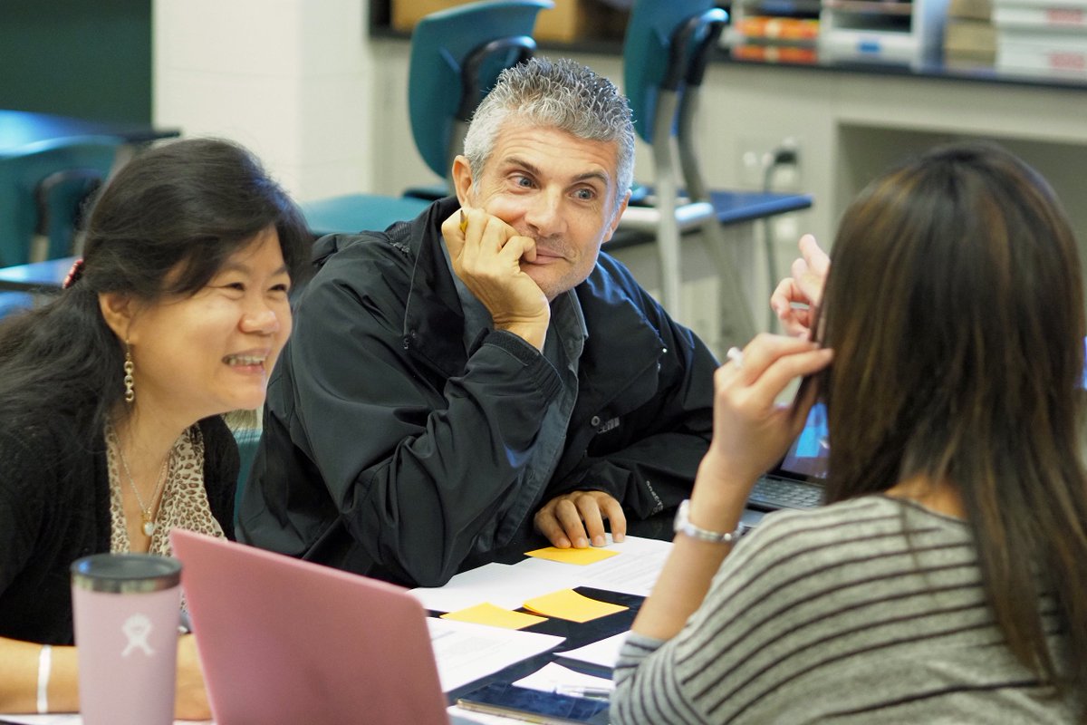 midpac's tweet photo. As #midpacific students started their four-day weekend, our faculty took a deep dive into #studentcentered #professionallearning during Professional Development Day Fall 2019. The theme #teacheraslearner inspired colleagues to reflect upon their calling to work with students! https://t.co/NKkY93INmA