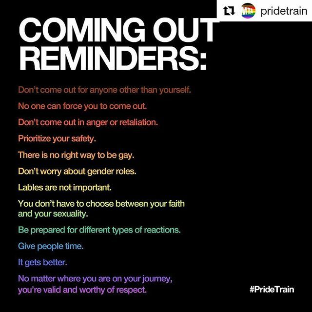 ReNewPsych's tweet photo. #Repost @pridetrain (@get_repost)
・・・
Reminders ! Reminders! Read all about it! 🏳️‍🌈#nationalcomingoutweek .
.
.
.
#lgbtq #queer #lesbian #gay #bi #trans #transrights #nb #intersex #pansexual #asexual #humanrights #gayrights #comingoutstory #love #pr… https://t.co/NJ28tUYB7R https://t.co/bCrEQc0nTs