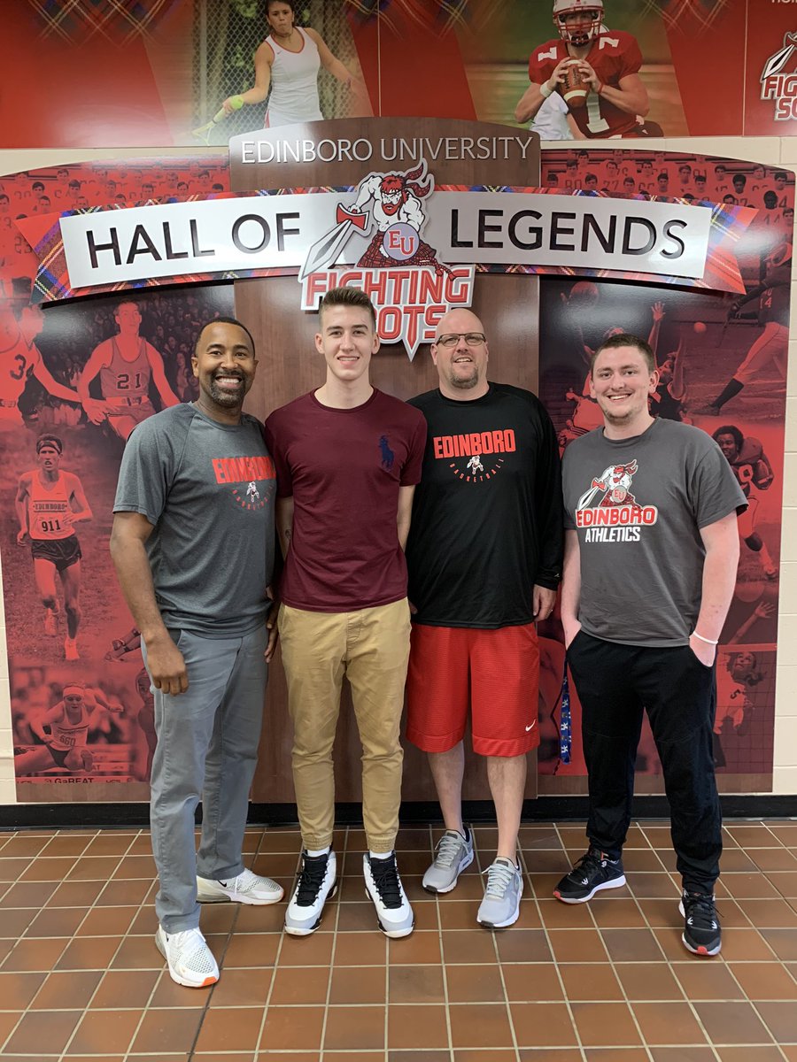 LSummerhill_20's tweet photo. Had a great visit @Edinboro University! Thank you Coach Cleary and Coach Whipple for having my family and I! https://t.co/cq3ShuT3T4
