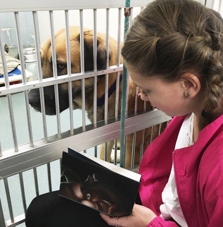FMSPCA's tweet photo. **READ TO SHELTER PETS WITH BOOK BUDDIES** You can sign up your children to paw-ticipate in a unique opportunity to improve their reading skills while socializing our animals #ymm Click here to sign up! https://t.co/nX4kbdxkdE… #wbhs #woof #meow #reading #bookbuddies #readtopets https://t.co/FNEM07eXwL