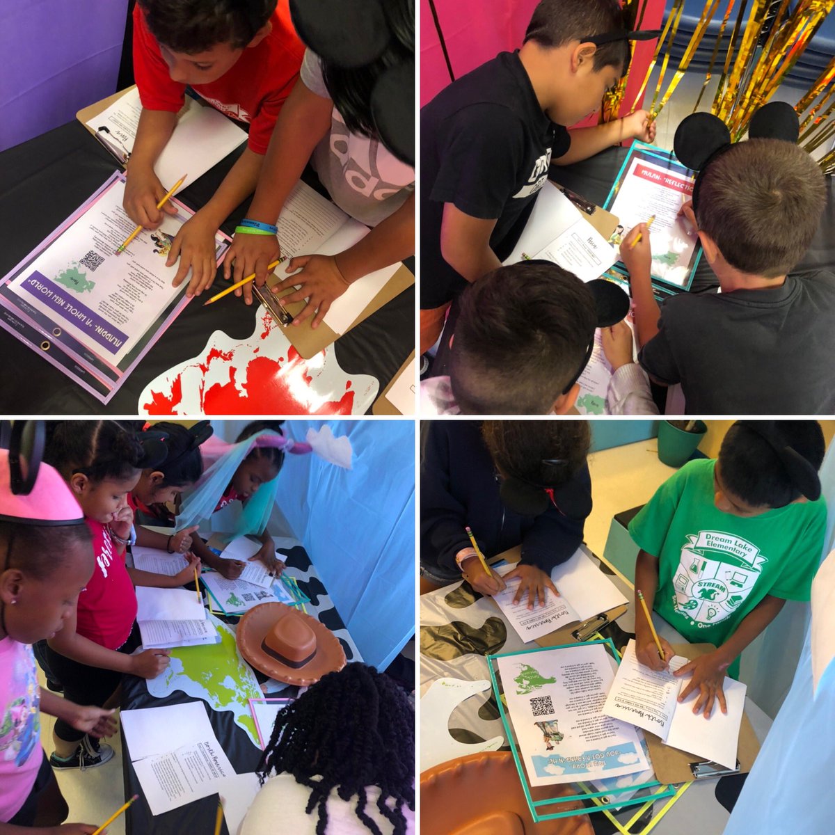 GrowinWithOwen's tweet photo. How many 4th graders do you know that have traveled around the world? 🌍 #themeworldtour #iteach4th #ocps #setthestagetoengage #adventureswithmickey #disneyinspired #findingtheme @DreamLakeApopka https://t.co/Epi5yZz5CY