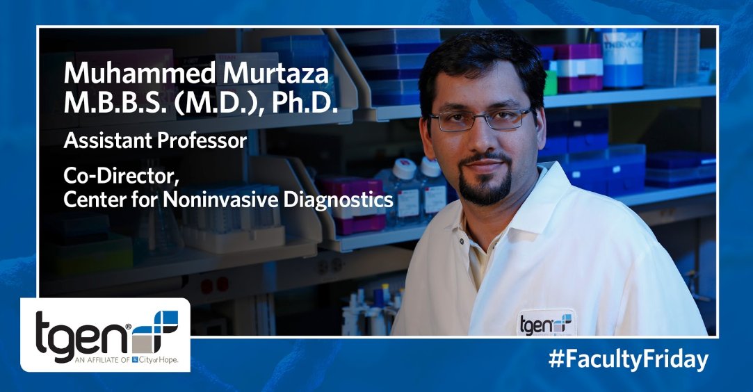 TGenResearch's tweet photo. As part of Breast Cancer Awareness Month we feature Dr. Muhammed Murtaza for developing a blood test to detect and monitor breast cancer.
#BreastCancerAwareness #TGenResearch #Tardis
https://t.co/h7fxJYLD9r https://t.co/wSpCPezqpt
