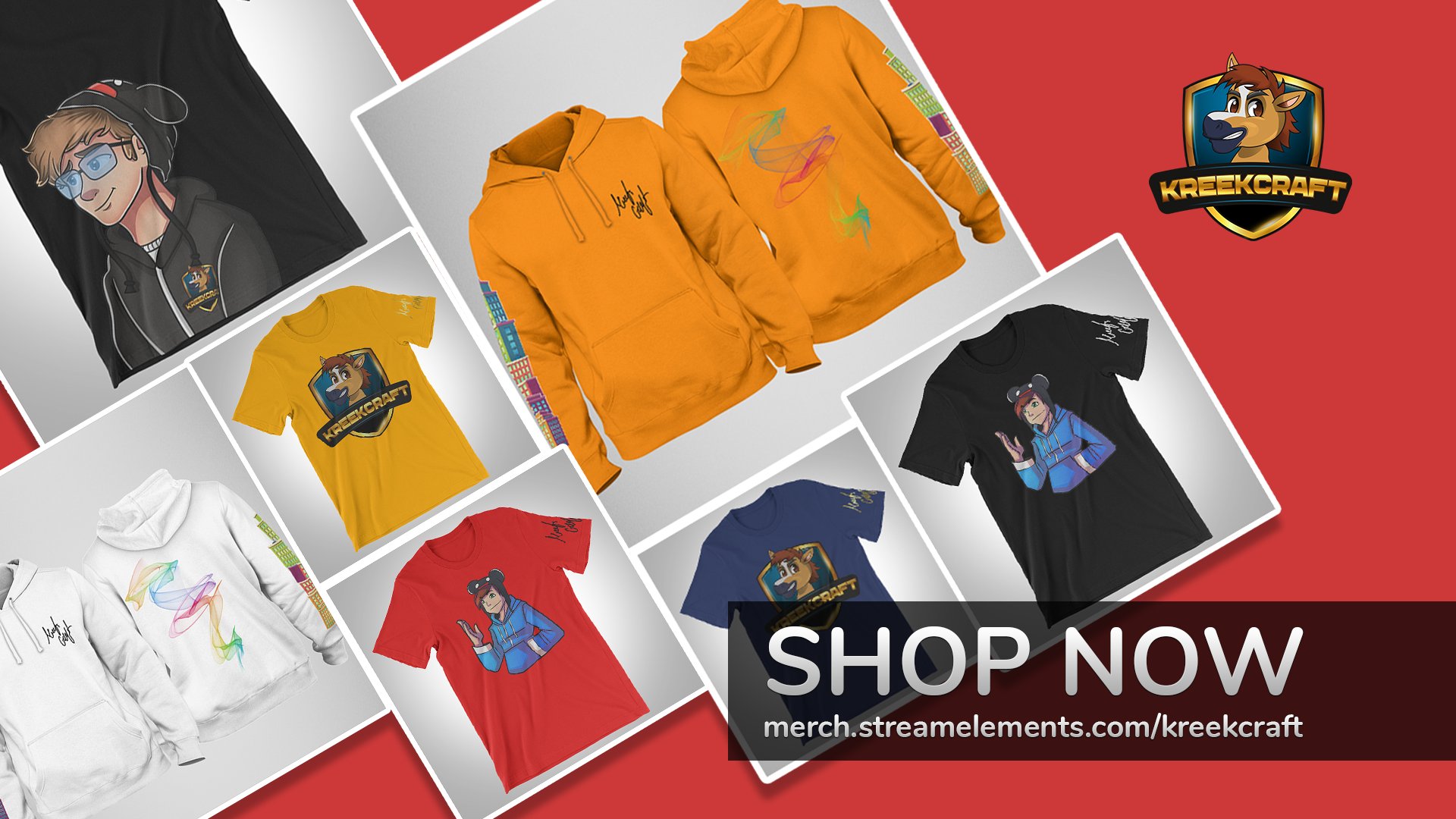 Kreekcraft On Twitter Really Excited To Announce My New Merch Store W Streamelements Got Some Really Sick Designs And Every Shirt Hoodie Has My Signature On It Best Part Is Anytime You Buy - kreekcraft roblox profile themes