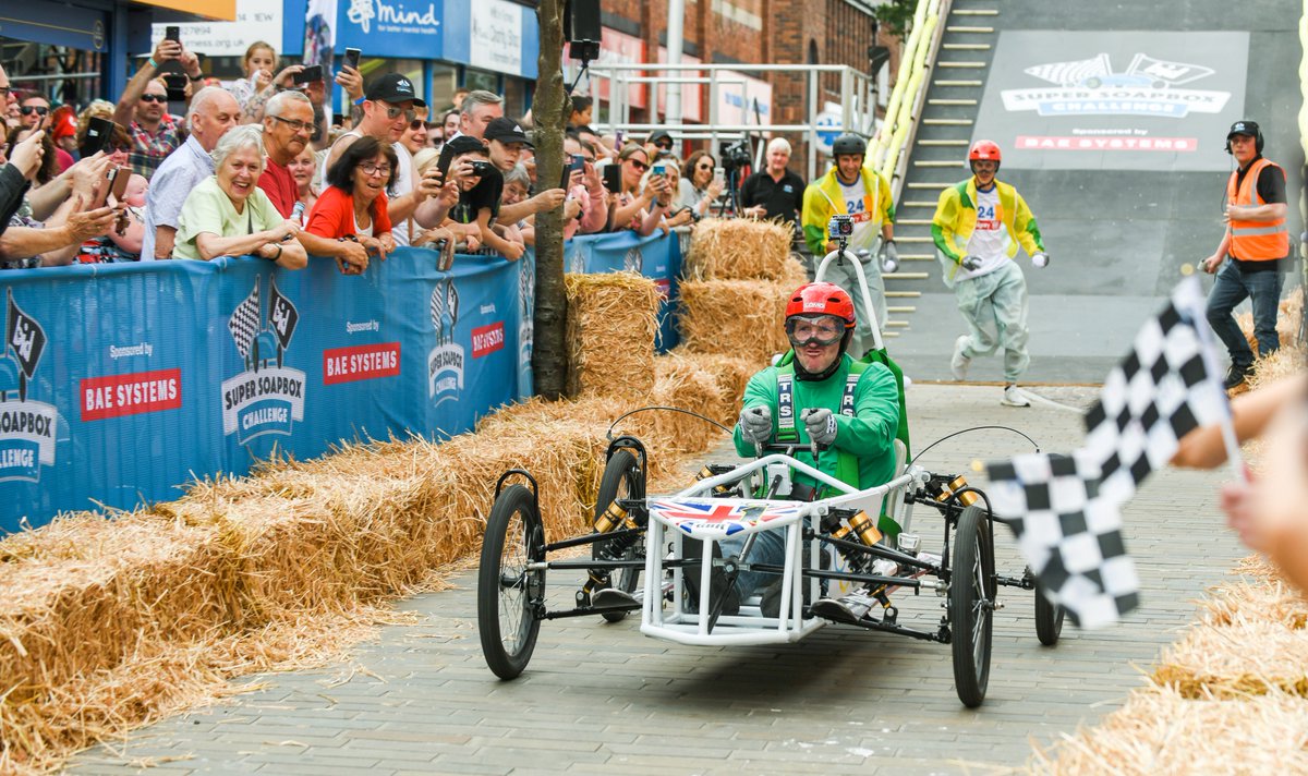 Registration for the 2020 Barrow Super Soapbox Challenge event is now open at: supersoapboxchallenge.co.uk/enter/ 

With entry from as little as £100, you can be part of this fantastic event in the heart of Barrow's town centre.