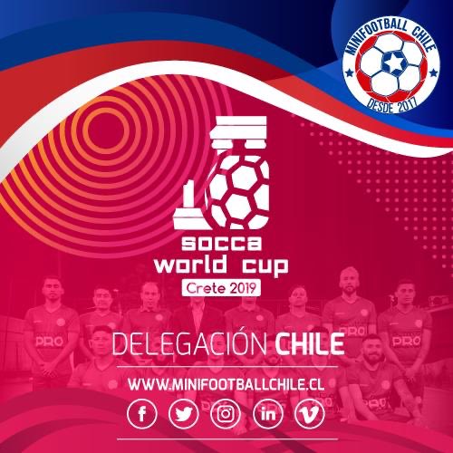 MiniFootballcl's tweet photo. ¡ASÍ VA CHILE EN EL MUNDIAL!.- El lunes será el debut de Chile en el Mundial de Fútbol 6 (futbolito). Será ante el local Grecia en el hermoso estadio de Creta, frente a la costa mediterránea. #MinifootballChile #crete2019 #soccaworldcup2019 RT https://t.co/p5NljUtjZV