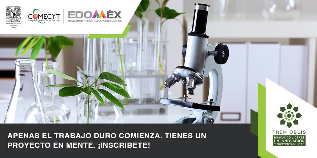 PremioBlis's tweet photo. Consulta las bases en https://t.co/YXAWxhcXES
#ProcesoDeIncubación #ProcesoDeAceleración #Sustentabilidad #Innovación #UNAM #COMECYT #EdoMex #PremioBLIS #premio #premioBLIS2019 https://t.co/8BSi83J7mb