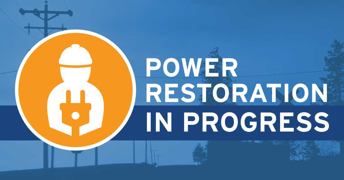 SDGE's tweet photo. Our teams are currently conducting patrols and have begun the restoration process. Restoration remains expected to be completed by 7 p.m. at this time. Details: https://t.co/S2If54JYkh https://t.co/lGckpmzglc