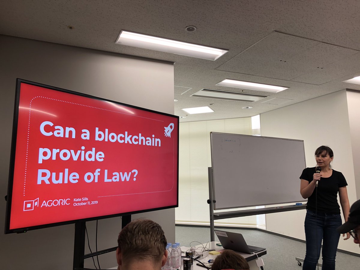 October 11 Agoric Weekly Updates 5/5

✔️1/5 @kate_sills had a blast at #DevconV presenting at the Governance Track. If you missed it, here's a similar recorded talk on the same subject: 🎬 youtube.com/watch?v=HaqXo7…