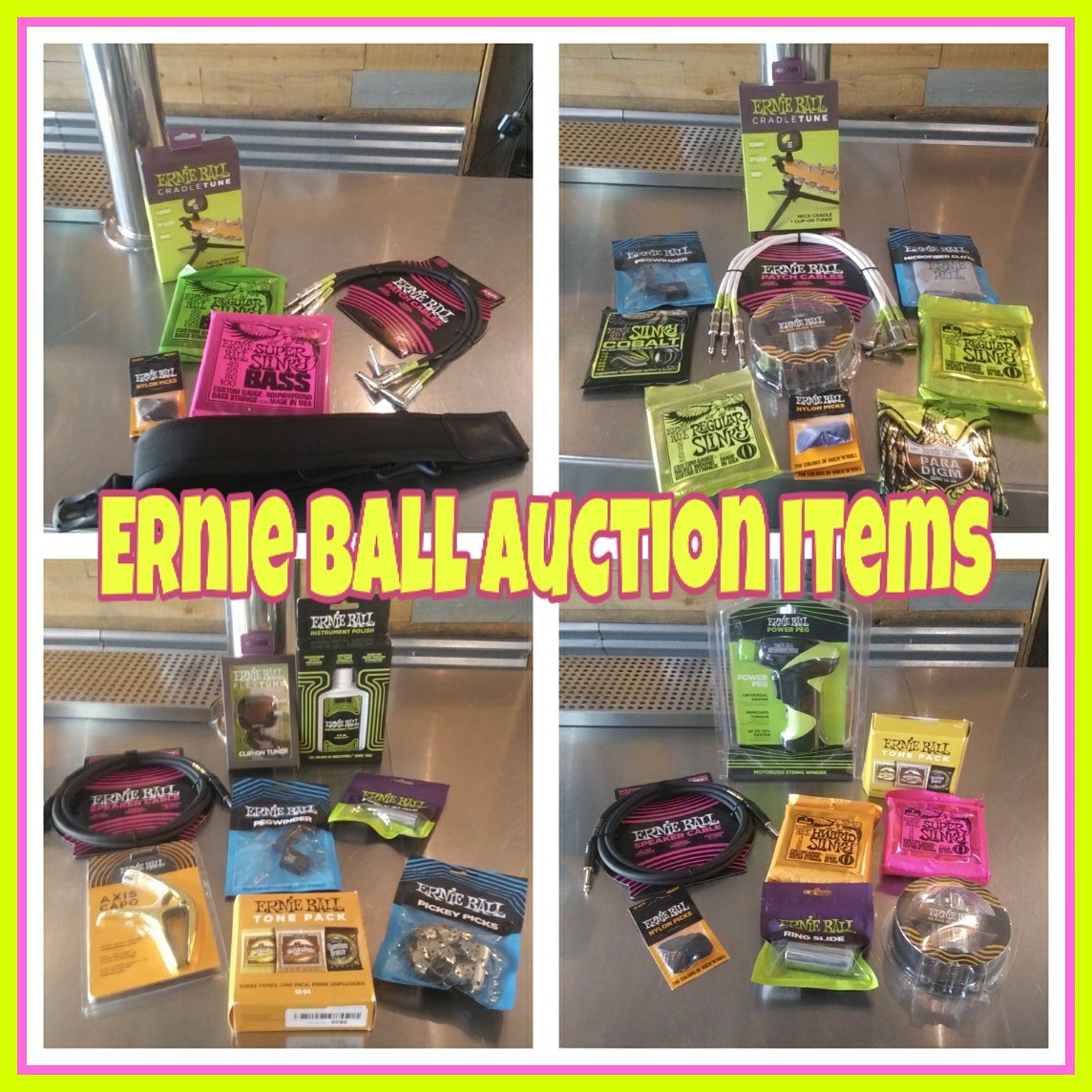 Thank you Adam Gainey and Erbie Ball for donating these items to our Oktoberfest Acoustic Silent Auction. All proceeds for the Desert Autism Foundation via @joshheinzoninsta and @concertforautism