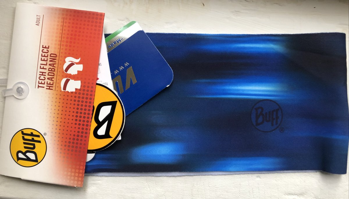 StacyRuns's tweet image. Can’t wait to test out my new @BUFF_USA tech fleece headband on my run tomorrow morning! Love the color 😍#run #fitness #buffbr #bibchat #bibravepro