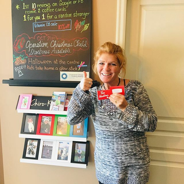 DrMark_Calgary's tweet photo. One of our awesome patients, Marti, has been gifted 2 Tim Horton’s cards...one for her, and one to gift onwards to make someone else’s day a little brighter ☀️👍🏻
#GratitudeMonth #PayItForward #YYCChiropractor #ChaparralChiropractic #ChiropracticLifestyle… https://t.co/Z8t0VfaTEo https://t.co/jNwcwjoqWf