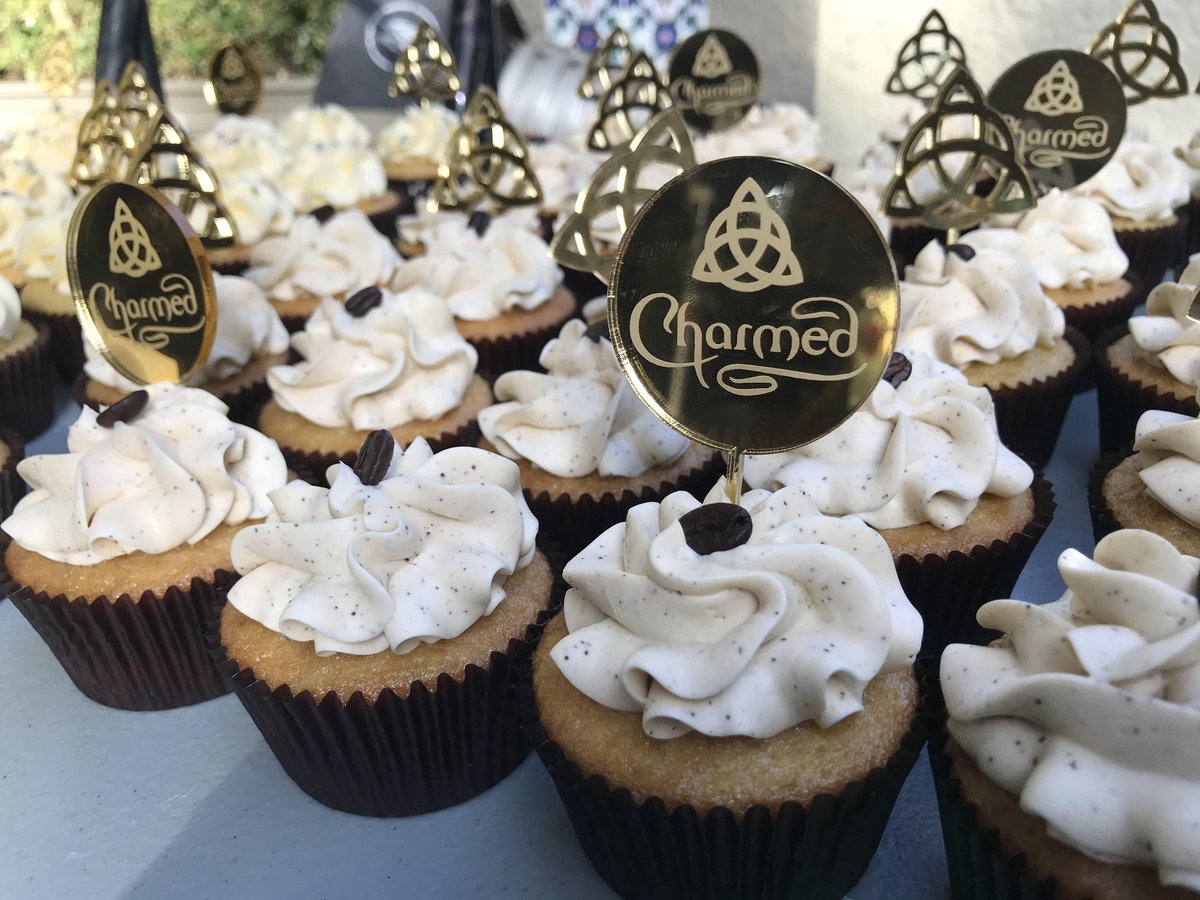 Shoutout to <a href="/sarahjeffery/">Sarah Jeffery</a>! She made the very sweet and thoughtful gesture of getting cupcakes for the whole crew in honor of premiere day. Thank YOU and <a href="/missmads/">Madeleine Mantock ✨</a> and <a href="/Melonie_Diaz/">Melonie Diaz</a> and <a href="/rupert_evans/">Rupert Evans</a> for all your hard work &amp; 💗And a HUGE THANK YOU to our crew too! We ❤️ you all!