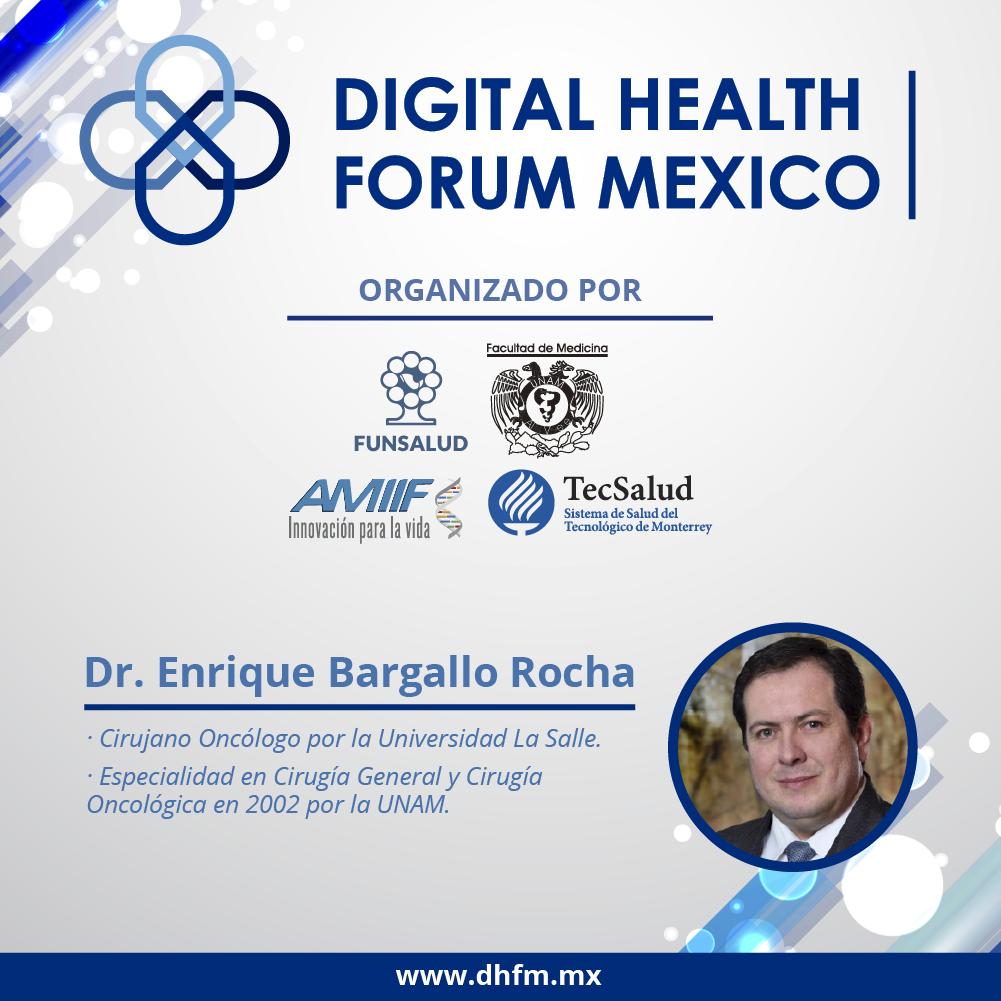 Dr. Juan Enrique Bargalló <a href="/DHFM_MX/">DHFM</a> 

Presidente de la Asociación de Mastología. Es considerado como un líder de decisiones en Cáncer de mama tanto en México como en América Latina.

Registrate aquí: tinyurl.com/y5pqy2fr 

<a href="/FUNSALUDMX/">FUNSALUD</a>  <a href="/AMIIFMx/">AMIIF México</a> <a href="/emcs_tecdemty/">Escuela de Medicina y Ciencias de la Salud</a> <a href="/FacMedicinaUNAM/">FacultadMedicinaUNAM</a>