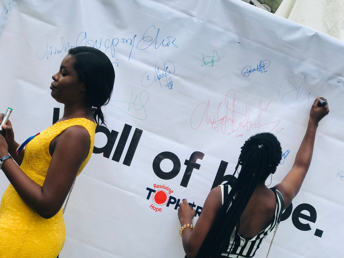 People4Topher's tweet photo. @osofoba_topher On this special occasion also, we used the wall to as a memorial for them to look ahead with all resoluteness and never relent on their academic journey as there was hope for every single challenge they would encounter.
#RevivingHope https://t.co/7qGLfH5iCP