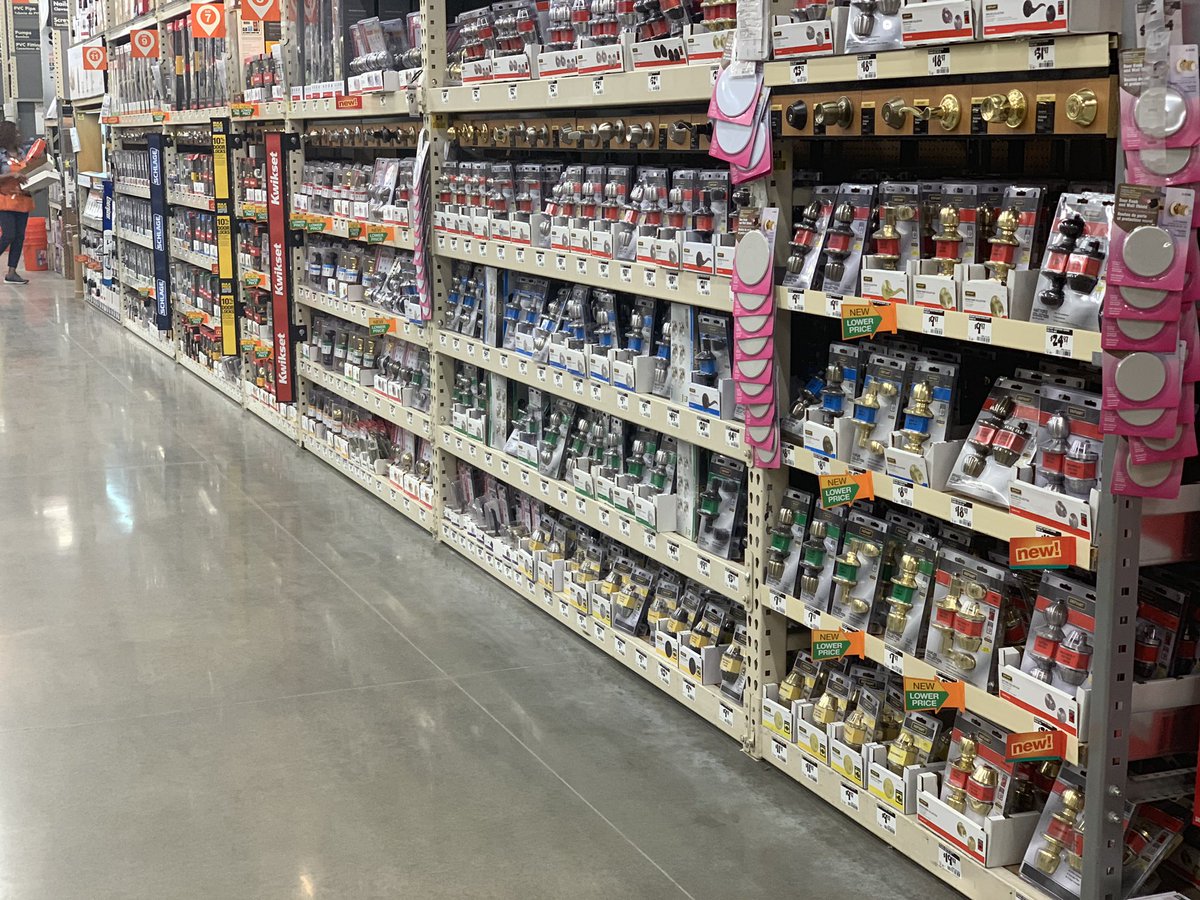 D25 associate Marcia is proud to show off her door knob aisle. #InStock Not a single out on the door knob aisle. Great job Marcia! <a href="/AlgerChadd/">chadd alger</a> <a href="/JohnsMinnie/">minnie owen</a> <a href="/RayBoyett6935/">Ray Boyett</a> <a href="/SarahFarrellTHD/">Sarah Farrell</a> <a href="/billraya/">Bill</a> <a href="/CharlesA_Wilson/">Charles Wilson</a> @THD6935