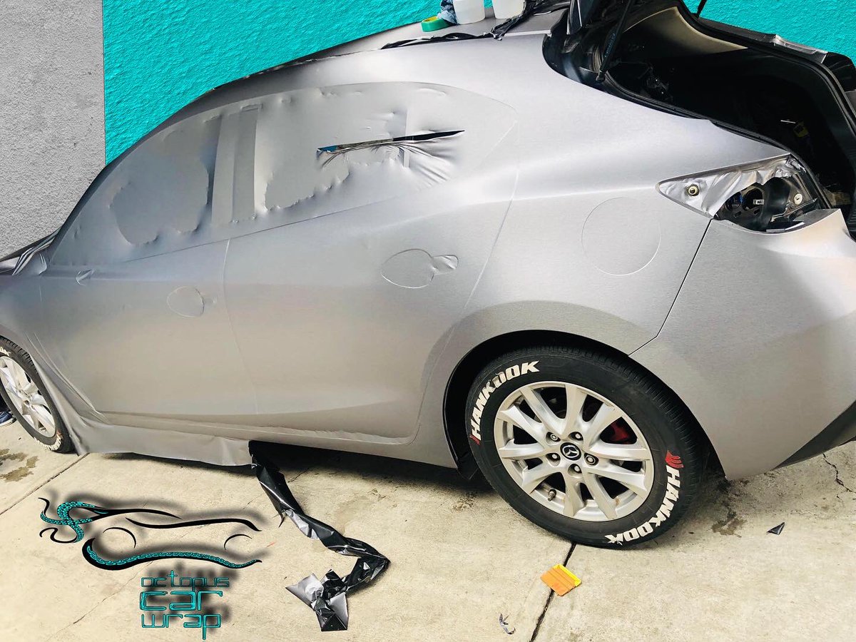 octopuscarwrap's tweet photo. Brushed Steel #wrappedcar #mazda3hatchback #carwrap #tuningcar #mazda3 #mazda3club #mazda3sport #wrapcar #mazdatuning #mazdateammexico #axela #wrapped #vinylgraphics https://t.co/ncsvxvudro