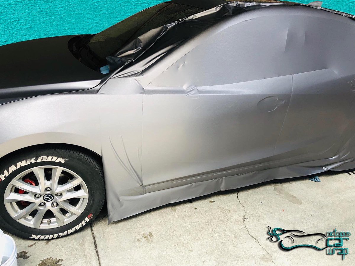 octopuscarwrap's tweet photo. Brushed Steel #wrappedcar #mazda3hatchback #carwrap #tuningcar #mazda3 #mazda3club #mazda3sport #wrapcar #mazdatuning #mazdateammexico #axela #wrapped #vinylgraphics https://t.co/ncsvxvudro