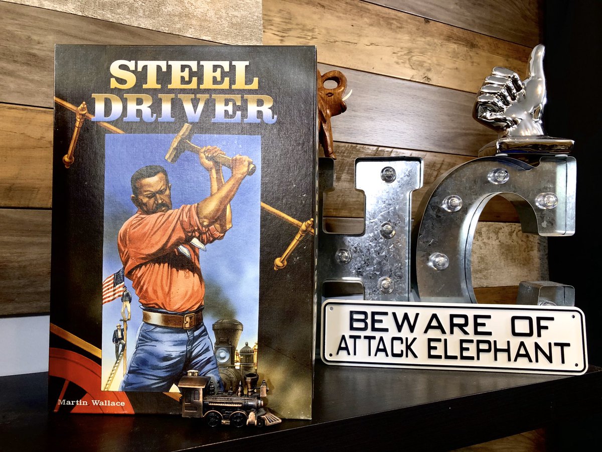 HeavyCardboard's tweet photo. Live now with #SteelDriver by Martin Wallace.
Join us in Chat for the Teach, Play-Through & Round Table Discussion of this 2008 train game with a unique end game set collection mechanism. Place your bets & Subscribe to the channel for Alerts!
https://t.co/CzE18FCUAT 🚂🐘 https://t.co/ao7Ox20YGc