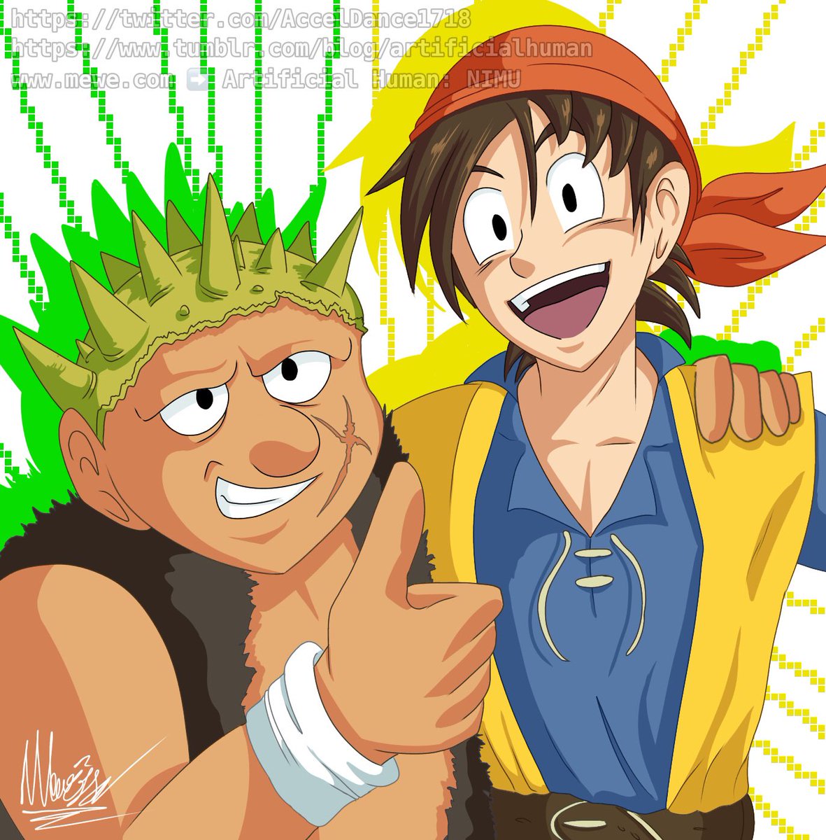 JesterOnMars's tweet photo. Speaking of drawing different people, I did something quick for the best bros!
#Yangus #Eight #DragonQuest #DragonQuest8 #DragonQuestVII #DQ8 #DQVII #FanArt https://t.co/85uUus9D6Q