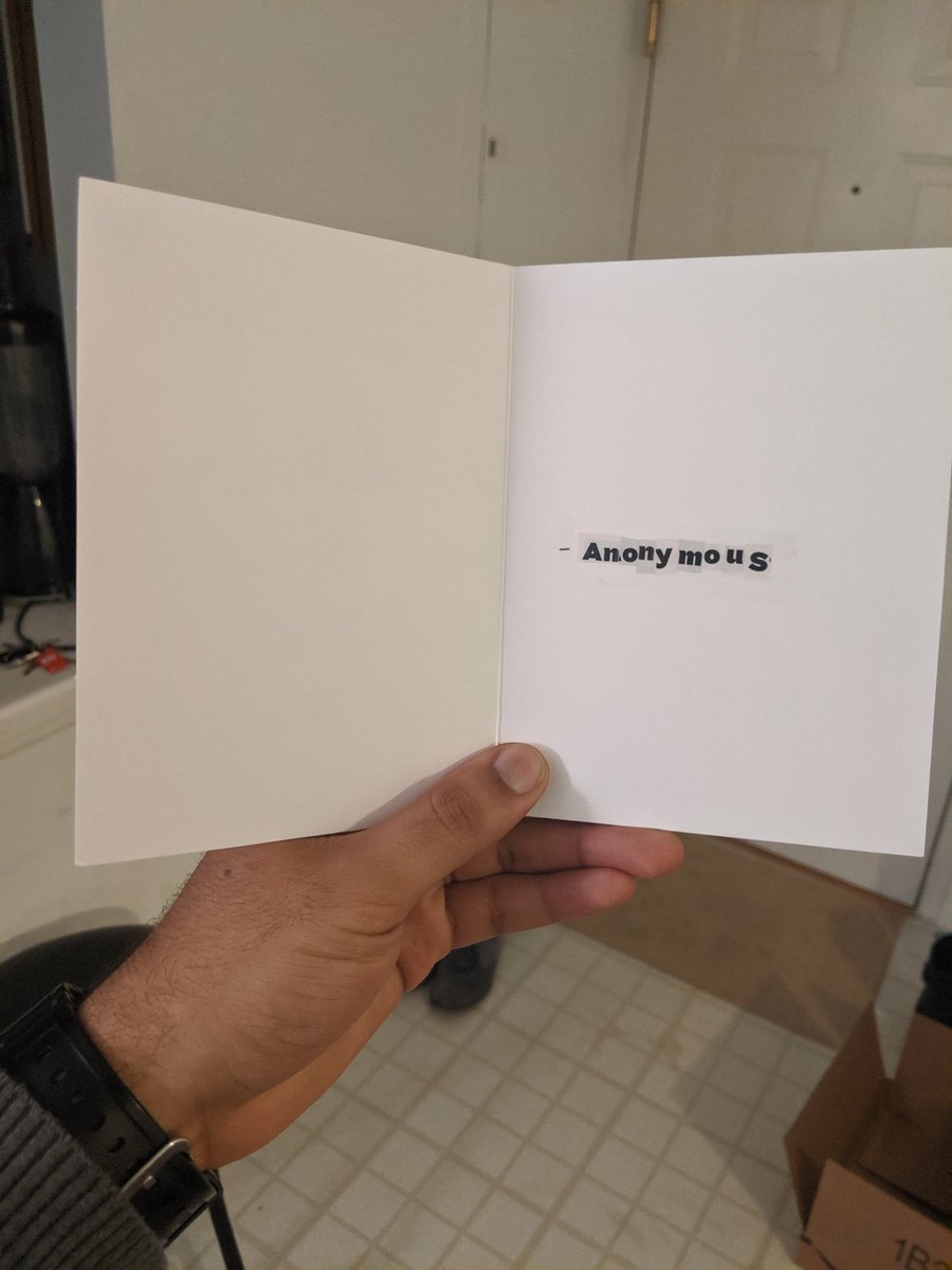 DeLaGhetto009's tweet photo. Received this in the mail today. Fuck you, MARK. https://t.co/Njm2042mmu