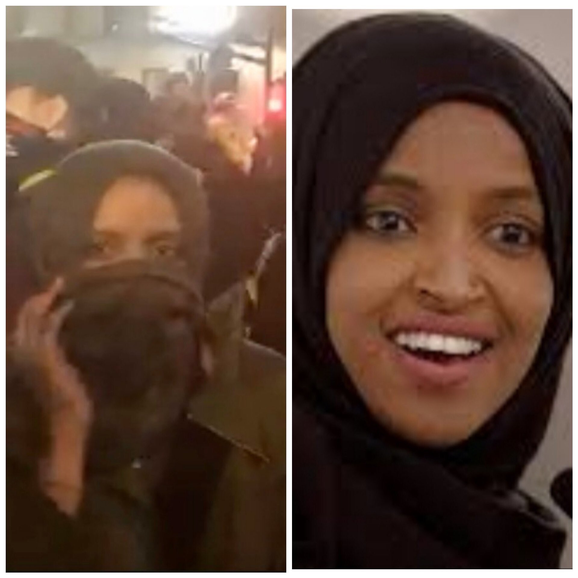 Omar At Riots Following Trump Rally In Minnesota EGon1j_WwAAn7zR?format=jpg&name=large