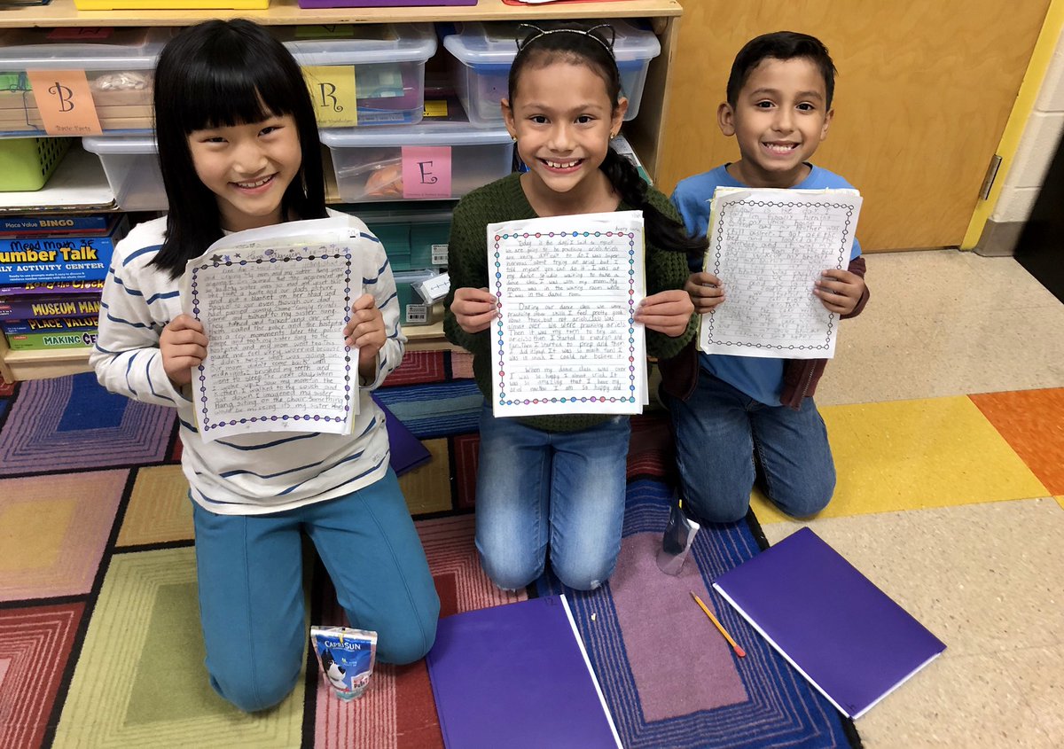 Ms_AdrianaGamez's tweet photo. Our Personal Narrative publishing party was SWEET! @NISDMead @ThirdGradeMead @LucyCalkins @LiteracyMead @WeGoPublic https://t.co/XkSAnwIlDt