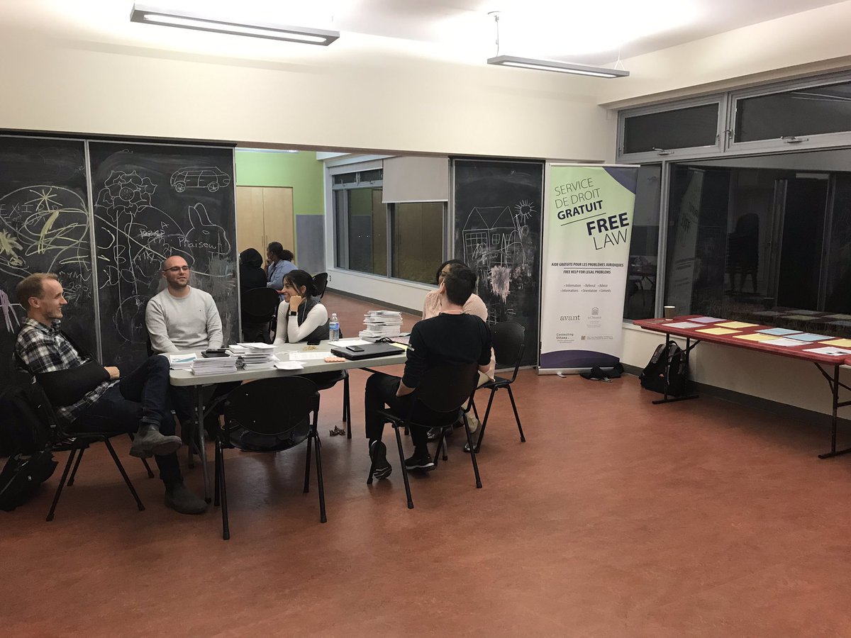 CoJusticeCentre's tweet photo. Free law tonight with @AvantLawLLP and @uoA2Jlab @uocommonlaw at Albion-Heatherington Community Centre, every Friday from 6-8pm. Support for housing and immigration problems. Come out and start organizing to fight systemic problems. https://t.co/CJoRQmyf7Y