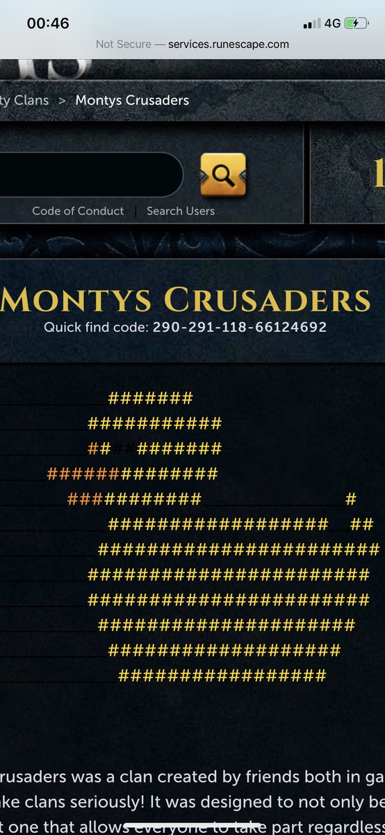 Miss_MistyRS's tweet photo. Myself @TracyRoshLuna DeeSkillsDoo my mum and a friend have decided to start a RuneFest and charity focussed clan called Montys Crusaders! With everyone welcome, no activity requirements and involvement in all sorts, be sure to check us out!
QFC: 290-291-118-66124692 https://t.co/I7dBcud8k1