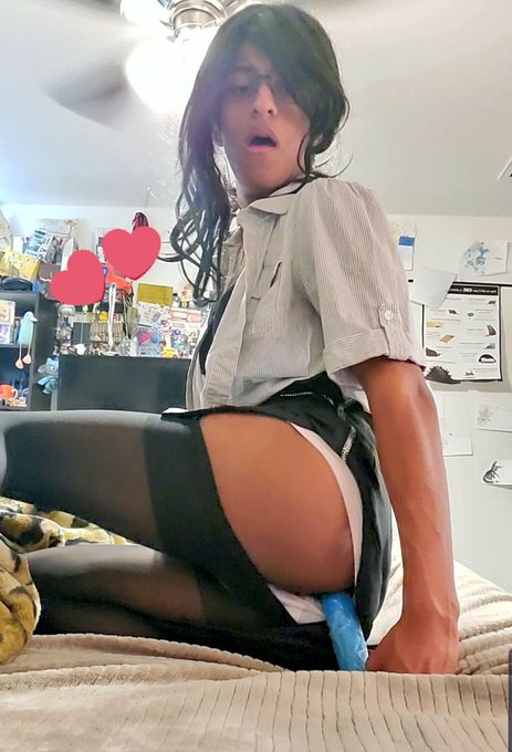 "Oh fuck, this feels so fucking good. I can't believe my student didn't get to use it, she's missing