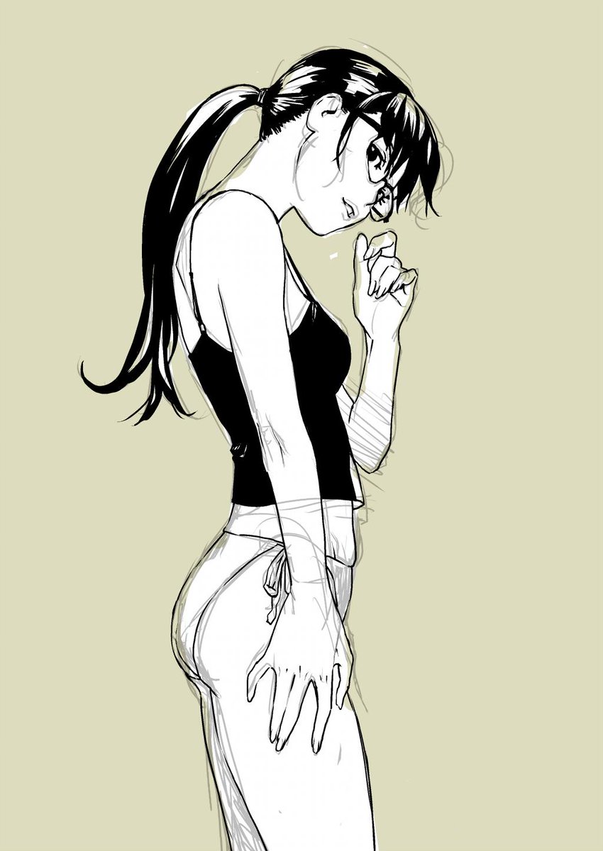 「途中経過～
#イラスト女の子 」|大崎ペコ丸@異世界インフルエンサーコミックス１巻発売中です！のイラスト